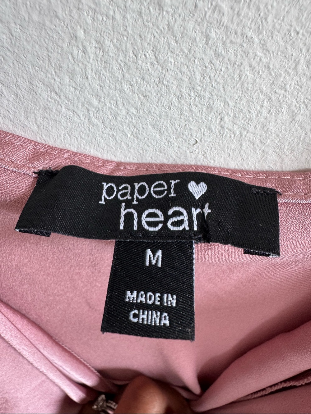 Paper Heart Pink Satin Slip Dress Cowl Neck Midi Dress Medium - Picture 5 of 11
